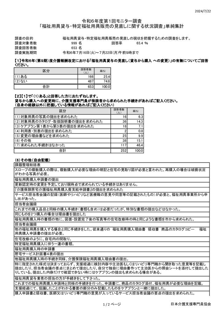 240722_令和６年度第１回モニター調査_単純集計のサムネイル